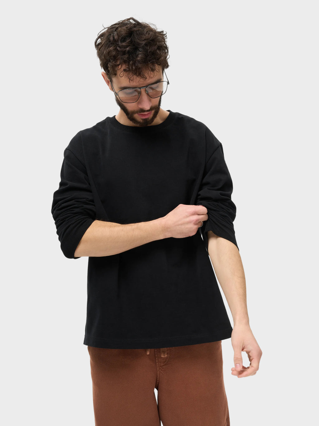 Лонгслів чоловічий чорний