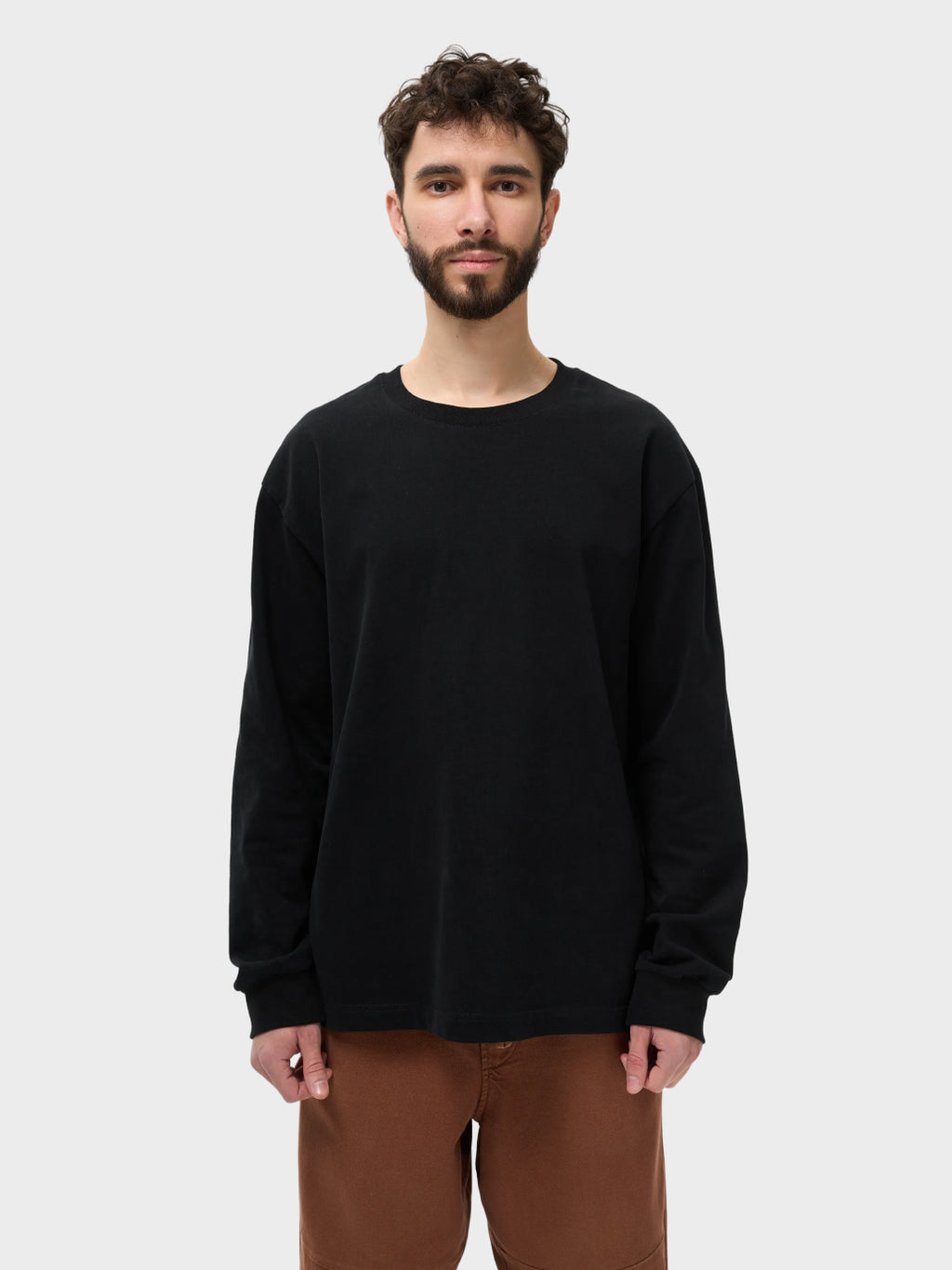 Лонгслів чоловічий чорний