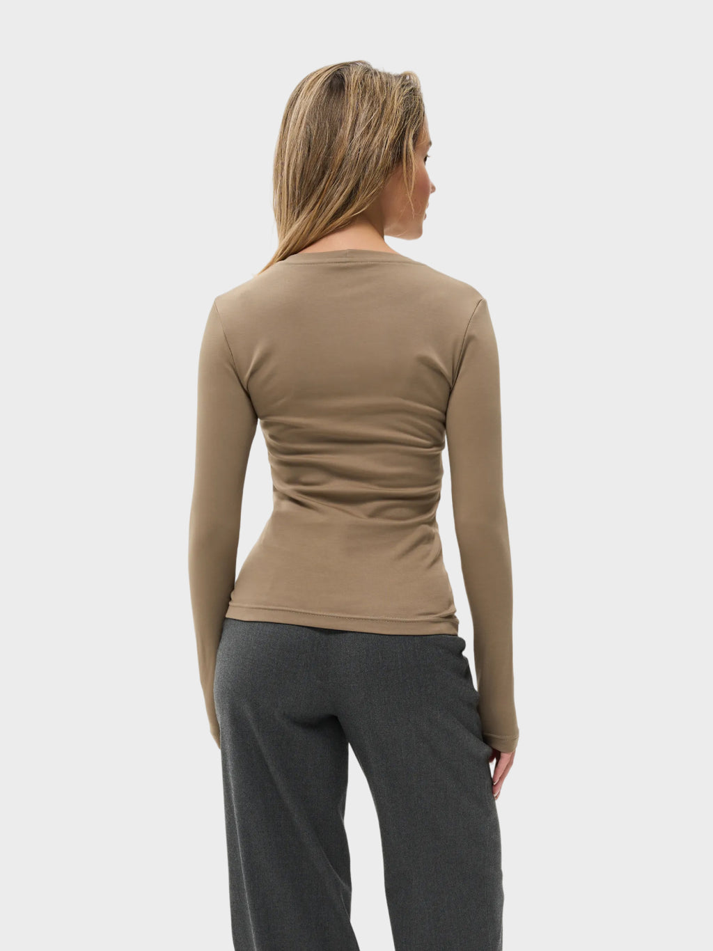 Лонгслів утеплений оливковий