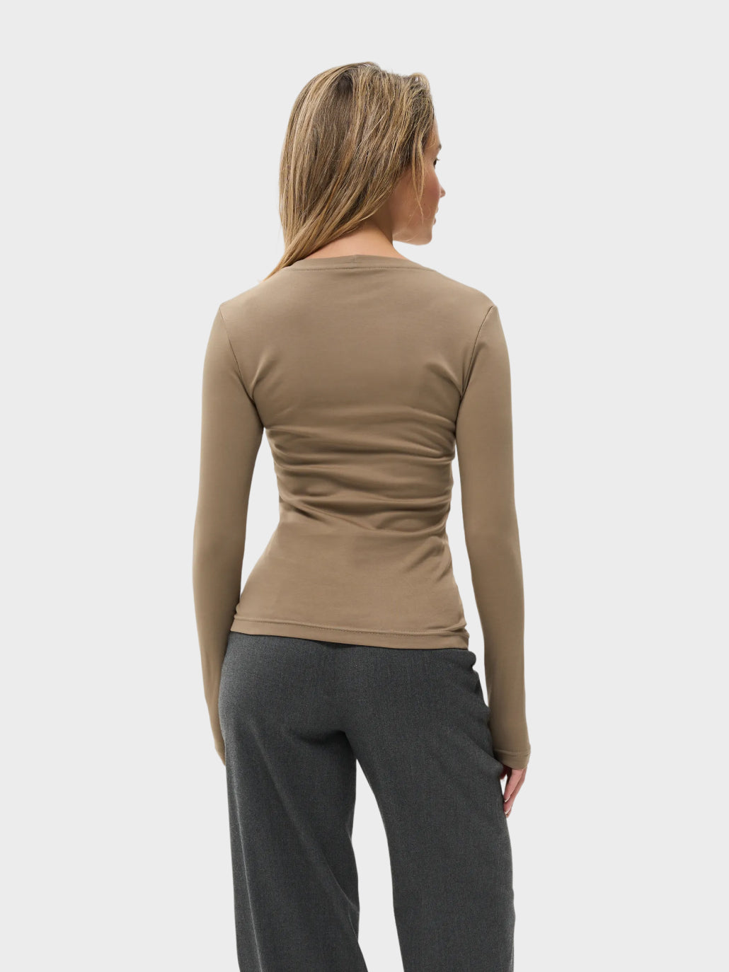 Лонгслів утеплений оливковий